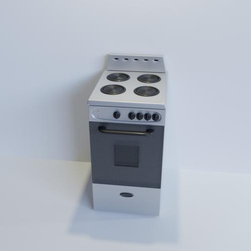 Apartment Stove - Blender 2.8 preview image